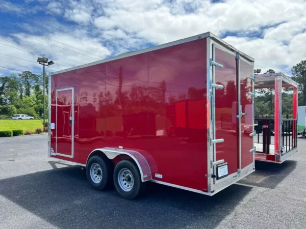 2024 7X16 TA RED CONCESSION TRAILER Stock - Image 8