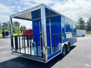 2024 8.5X20 TA3 DEEP BLUE FOOD TRAILER Stock