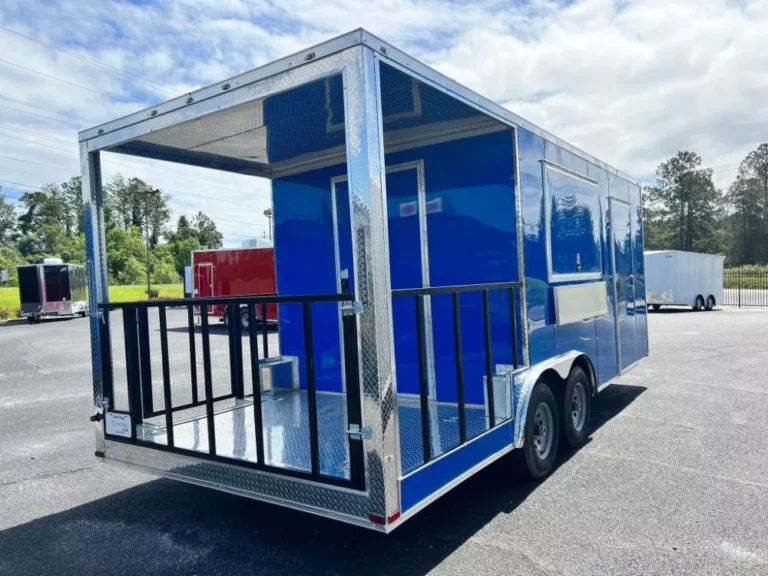 2024 8.5X20 TA3 DEEP BLUE FOOD TRAILER Stock