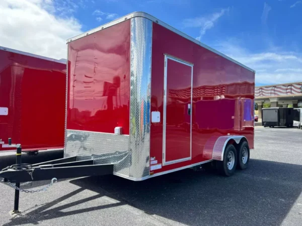 2024 7X16 TA RED CONCESSION TRAILER Stock - Image 6