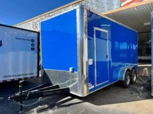 2024 7 X 16 TA DEEP BLUE CONCESSION TRAILER Stock