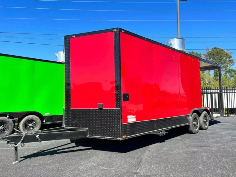 2024 8.5X22 TA3 Red Blackout Food Trailer Stock