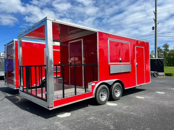 2024 8.5X20 TA3 RED FOOD TRAILER STOCK - Image 5